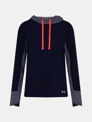 Mikina Under Armour ColdGear Hoodie Wmn Blue