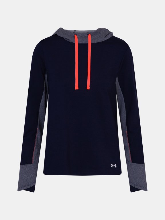 Mikina Under Armour ColdGear Hoodie Wmn Blue