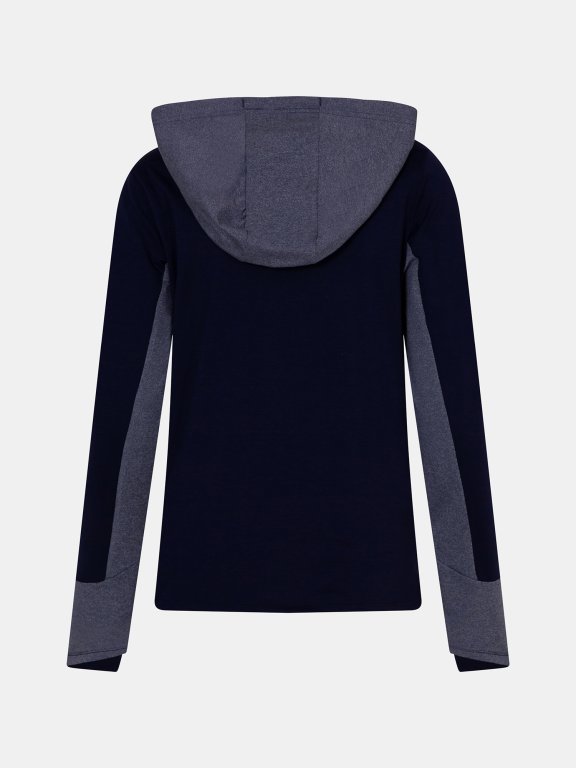 Mikina Under Armour ColdGear Hoodie Wmn Blue