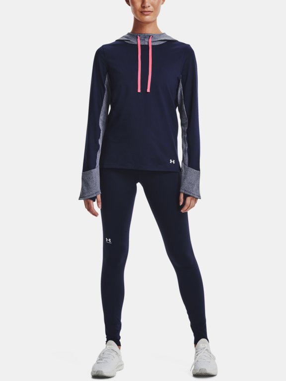Mikina Under Armour ColdGear Hoodie Wmn Blue