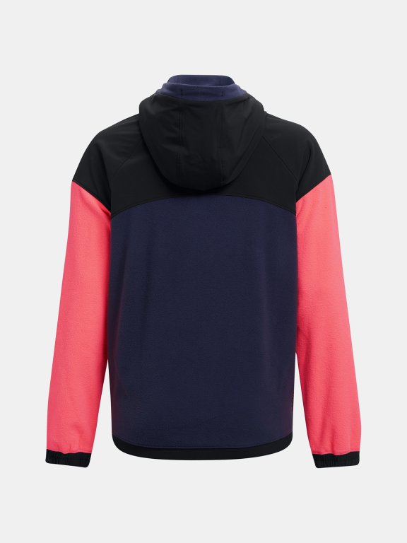 Mikina Under Armour Rush Fleece FZ Hoodie Wmn Blue