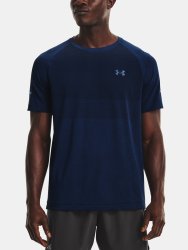 Футболка Under Armour Seamless Run SS Man Blue