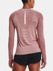 Triko Under Armour Seamless Run LS Wmn Pink