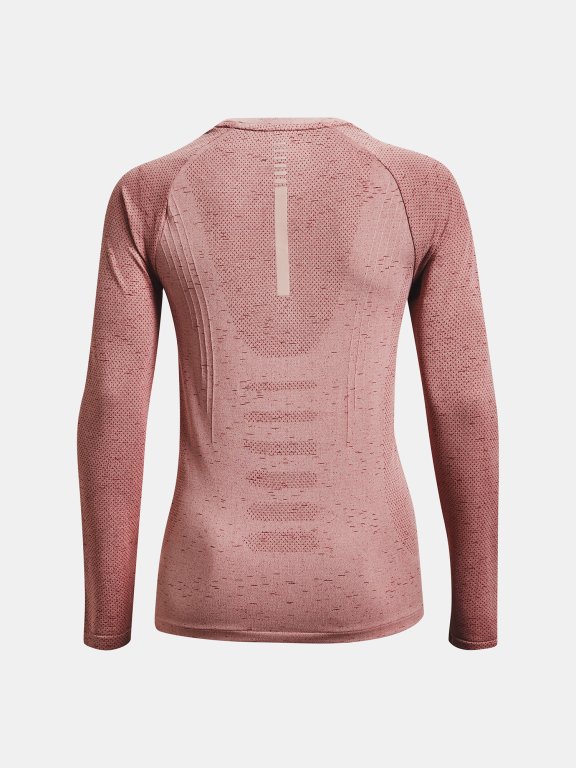 Triko Under Armour Seamless Run LS Wmn Pink