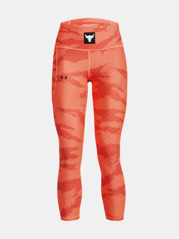 Legíny Under Armour Project Rock HG Ankle Legging Wmn Orange