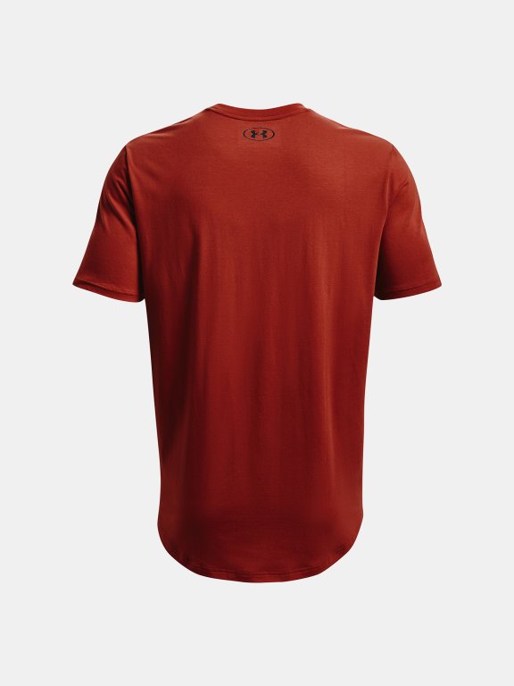 Triko Under Armour Project Rock Outworked SS Man Red
