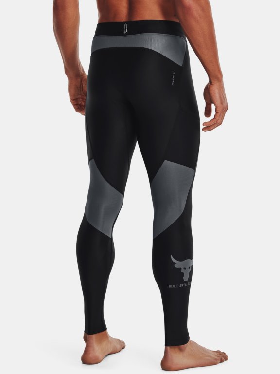 Legíny Under Armour Project Rock HG IsoChill Lgs Man Black