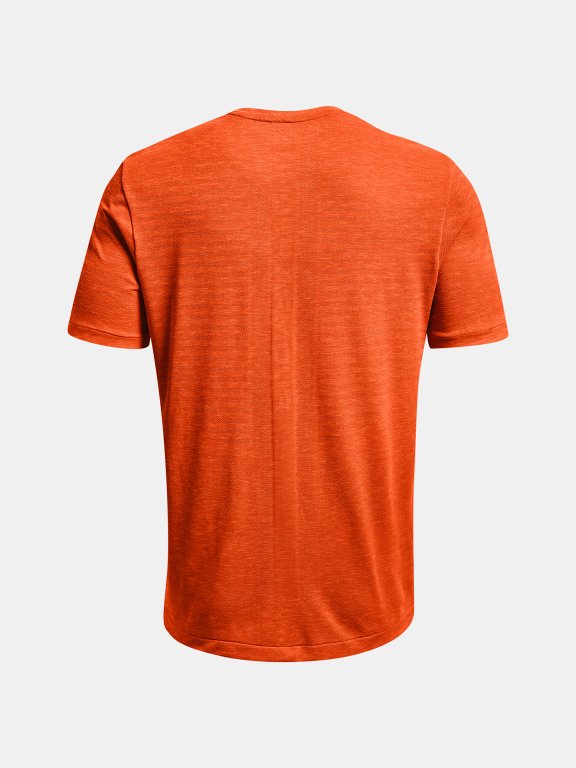 Triko Under Armour Rush Seamless GeoSport SS Man Orange