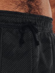 Kraťasy Under Armour Project Rock Q2 Hvywt Terry Sts Man Black