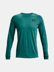 Triko Under Armour Sportstyle Left Chest Ls Man Blue