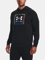 Mikina Under Armour Rival Flc Graphic Hoodie Man Black