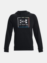 Mikina Under Armour Rival Flc Graphic Hoodie Man Black