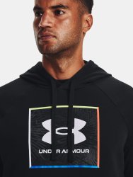 Mikina Under Armour Rival Flc Graphic Hoodie Man Black