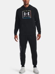 Mikina Under Armour Rival Flc Graphic Hoodie Man Black