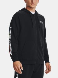 Mikina Under Armour Rival Fleece Chroma FZ HD Man Black