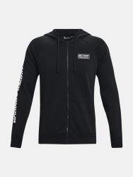Mikina Under Armour Rival Fleece Chroma FZ HD Man Black