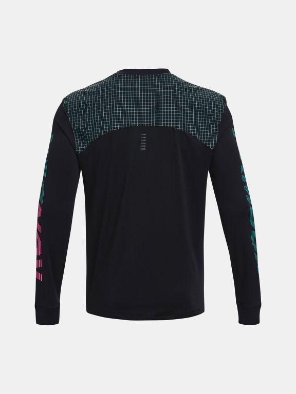 Triko Under Armour Run Anywhere LS Man Black