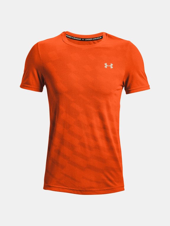 Tričko Under Armour Seamless Radial SS Man Orange