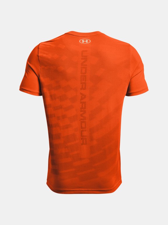 Tričko Under Armour Seamless Radial SS Man Orange
