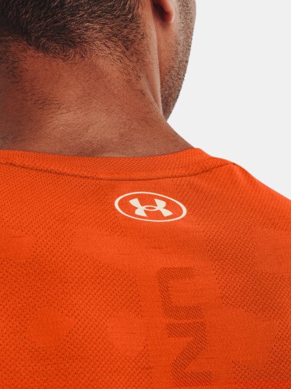 Tričko Under Armour Seamless Radial SS Man Orange