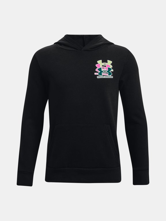 Under Armour Rival Fleece ANAML Hoodie Jr black