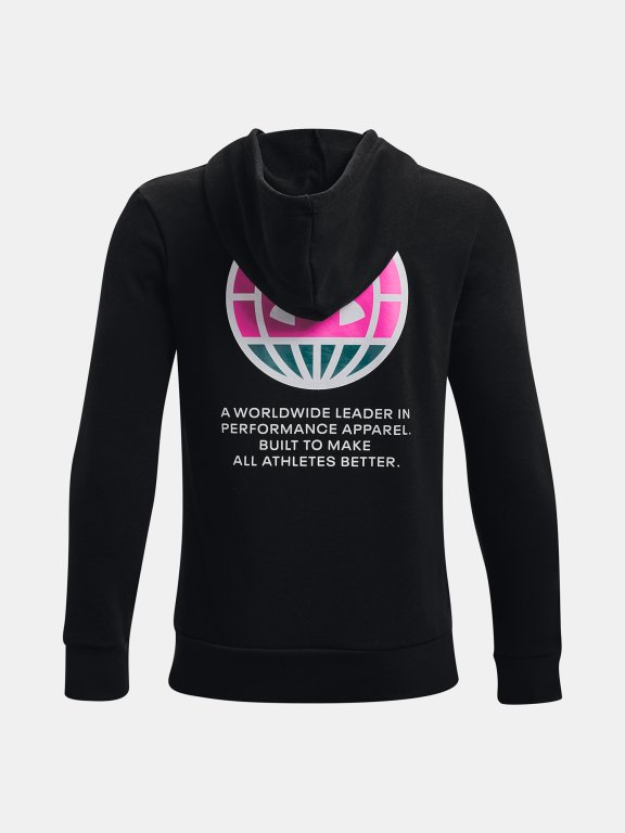 Under Armour Rival Fleece ANAML Hoodie Jr black