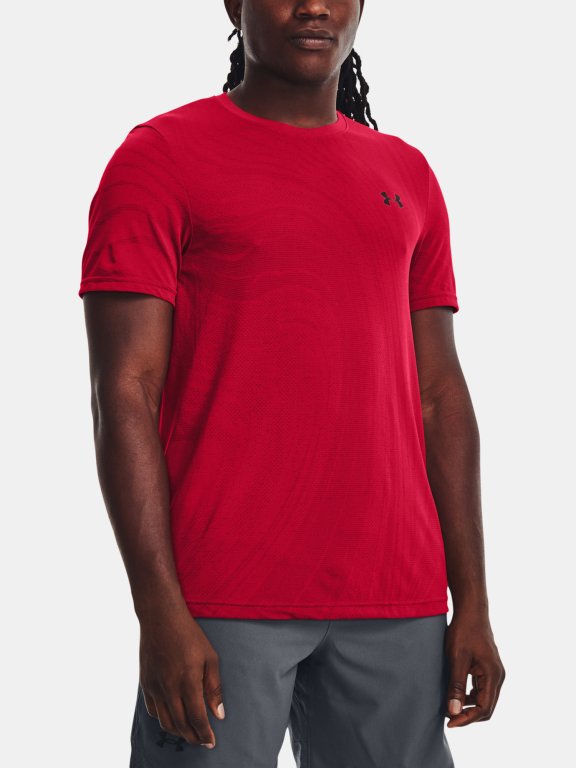Triko Under Armour Seamless Surge SS Man Red