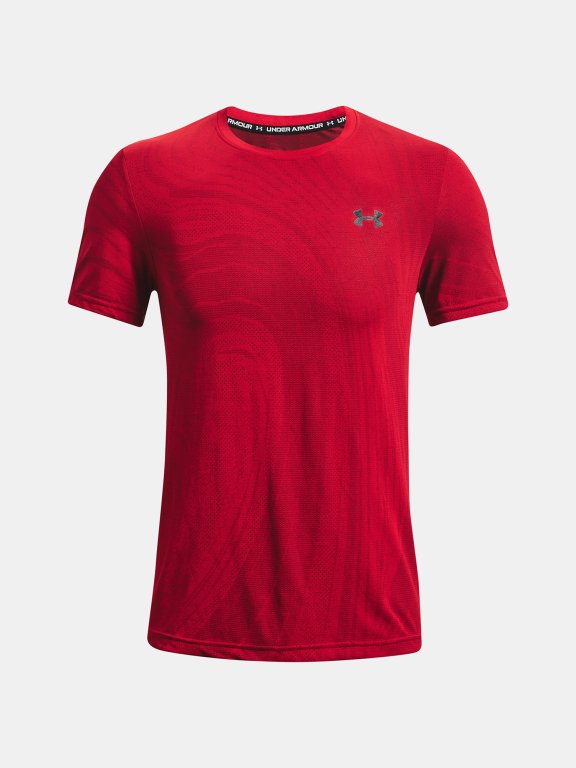 Triko Under Armour Seamless Surge SS Man Red