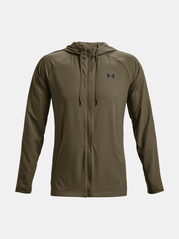 Mikina Under Armour Wvn Perforated Wndbreaker Man Green