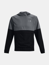 Bunda Under Armour Storm Woven Asym Zip Pullover Jacket Man gray green