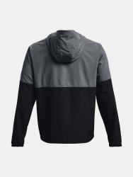Bunda Under Armour Storm Woven Asym Zip Pullover Jacket Man gray green