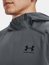 Bunda Under Armour Storm Woven Asym Zip Pullover Jacket Man gray green