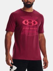 Triko Under Armour Lockertag Grid Ss Man Pink