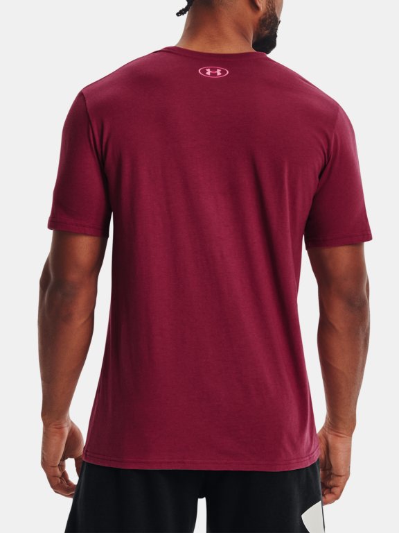Triko Under Armour Lockertag Grid Ss Man Pink