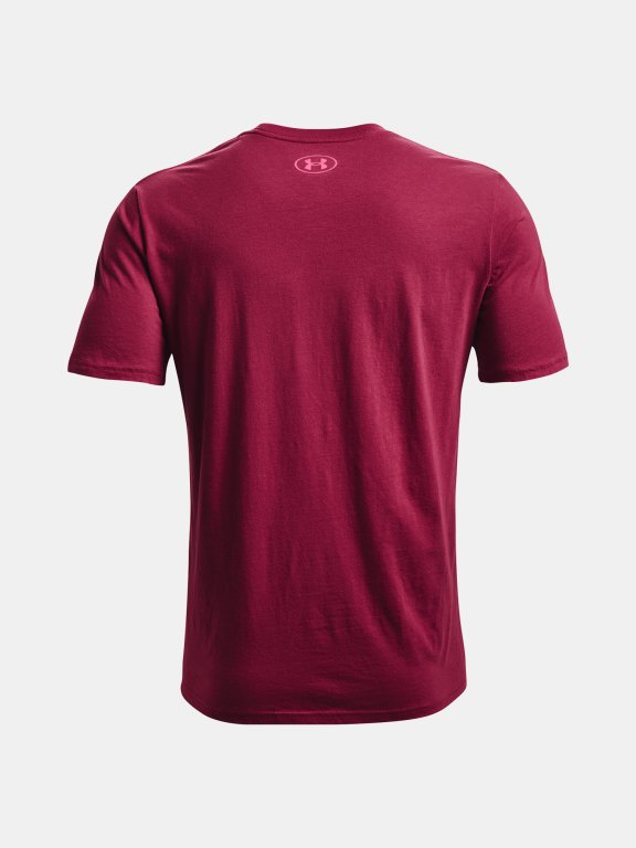 Triko Under Armour Lockertag Grid Ss Man Pink
