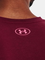 Triko Under Armour Lockertag Grid Ss Man Pink