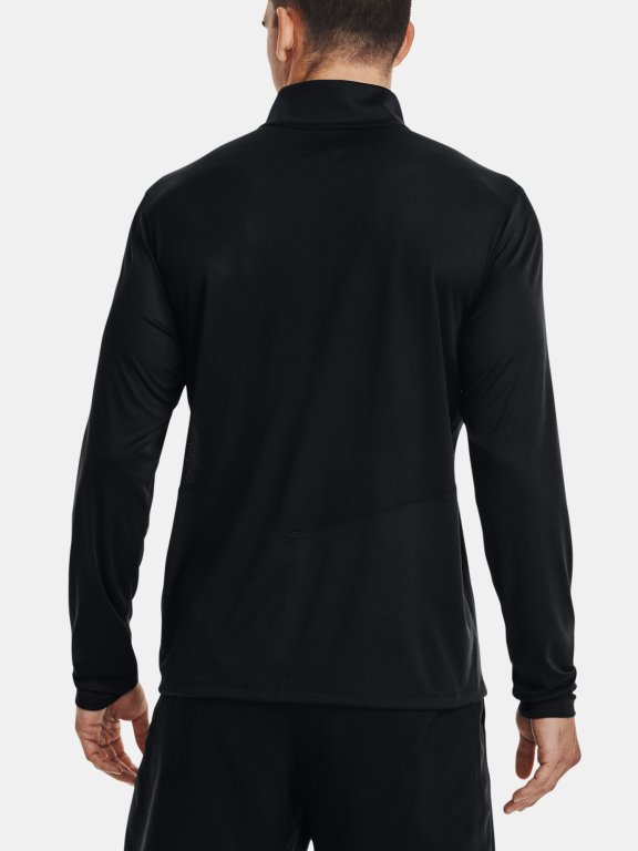 Triko Under Armour Speed Stride 2.0 1/2 Zip Man Black