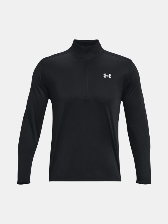 Triko Under Armour Speed Stride 2.0 1/2 Zip Man Black