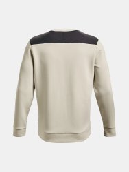 Mikina Under Armour Summit Knit Crew Man Brown