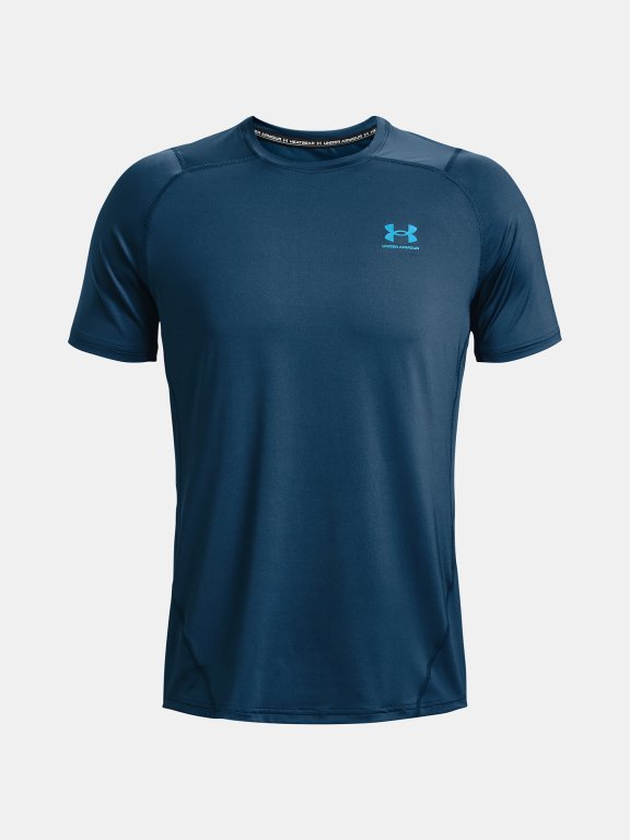 Tričko Under Armour HG Armour Fitted SS Man Blue