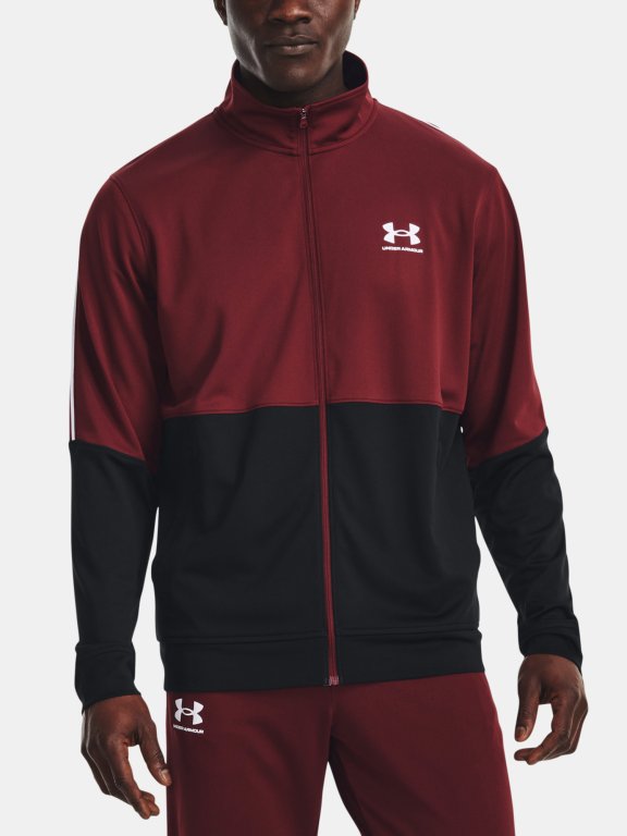 Bunda Under Armour Pique Track Jacket Man Red