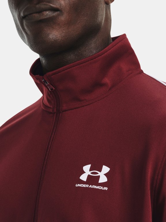 Bunda Under Armour Pique Track Jacket Man Red