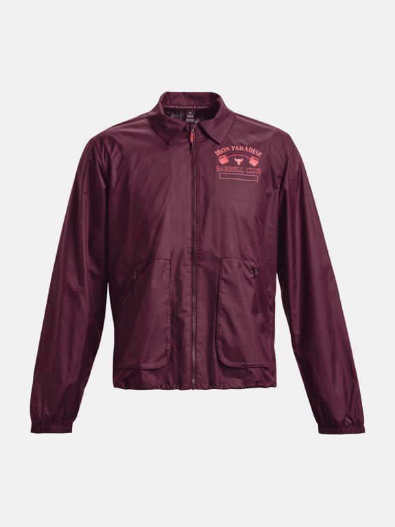 Bunda Under Armour Project Rock Hm Gym Jkt Man Red