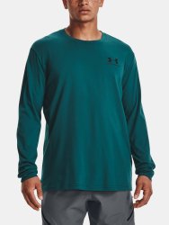 Tričko Under Armour Sportstyle Left Chest Ls Man gray green