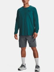 Tričko Under Armour Sportstyle Left Chest Ls Man gray green