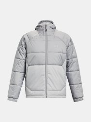 Bunda Under Armour Storm Insulate s kapucňou pre mužov gray green