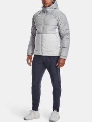 Bunda Under Armour Storm Insulate s kapucňou pre mužov gray green