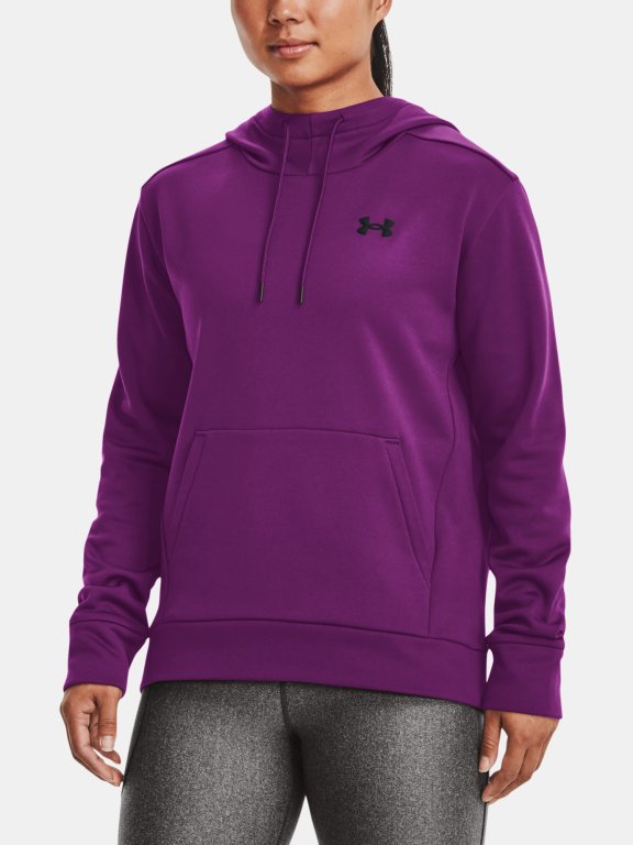 Mikina Under Armour Armour Fleece LC Hoodie Wmn Purple