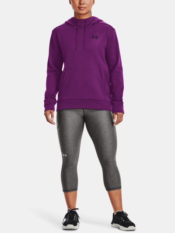 Mikina Under Armour Armour Fleece LC Hoodie Wmn Purple