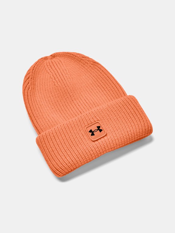Čepice Under Armour Halftime Ribbed Man Orange